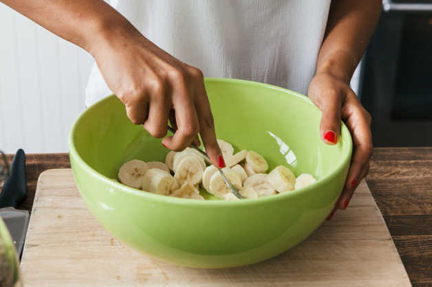 peanut butter banana breakfast cookies mashed