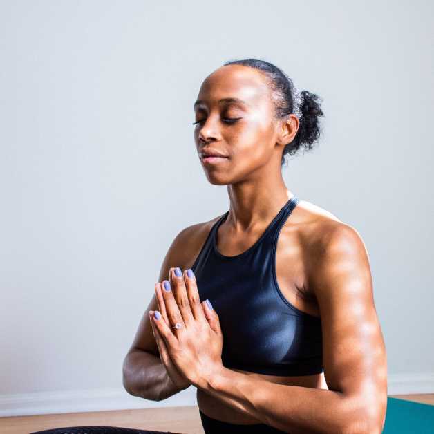 woman meditating, meditation, madison lavern, unsplash, mindfulness