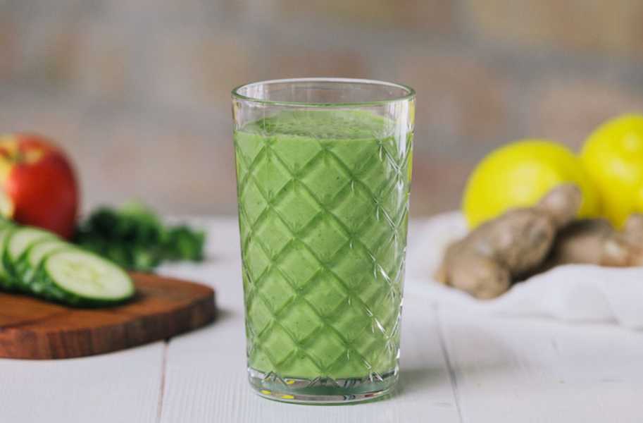 green smoothie healthy recipe