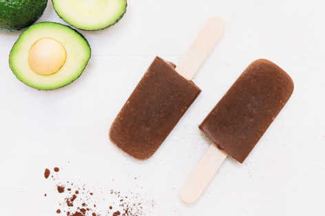 summer chocolate popsicles healthy recipe