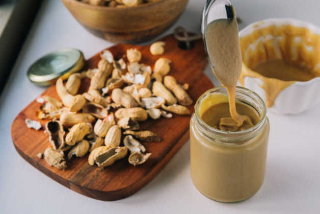 peanut butter open jar