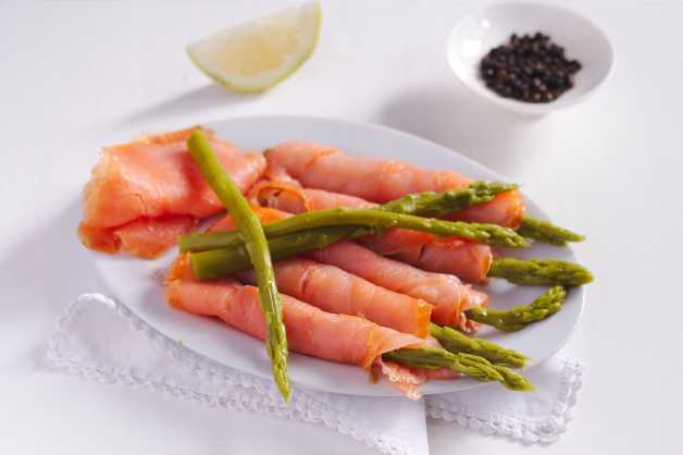 Keto salmon and asparagus 