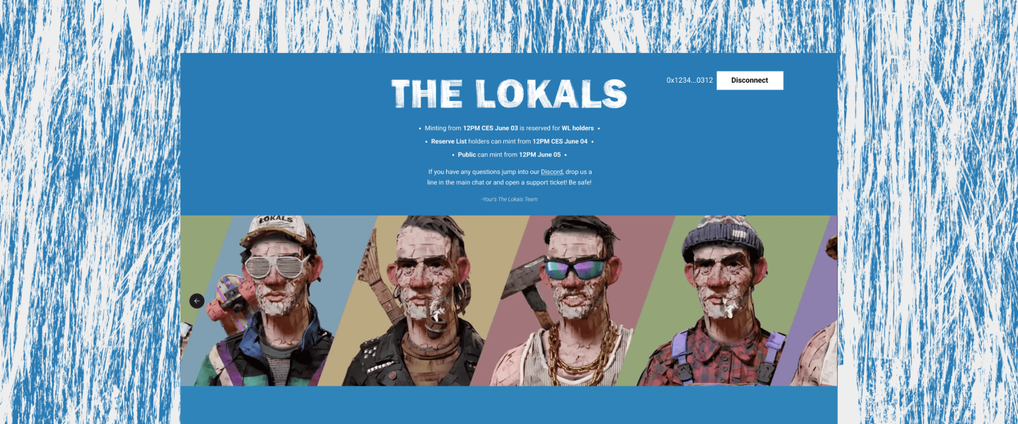 The Lokals: Captivating NFT collection living inside a film
