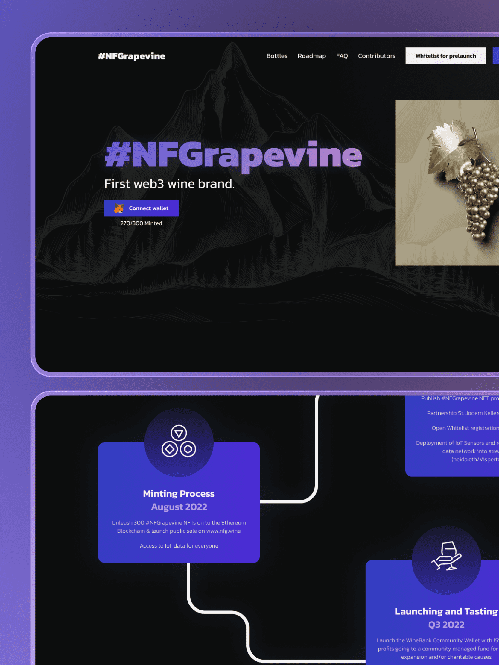 NFGrapevine - first web3 wine brand | Blank