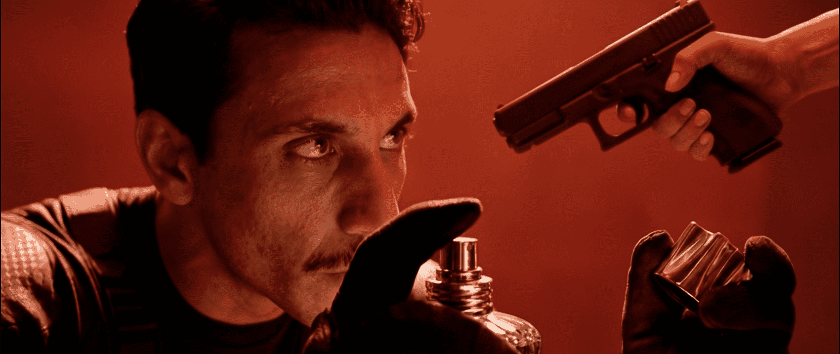 remove red lasers image