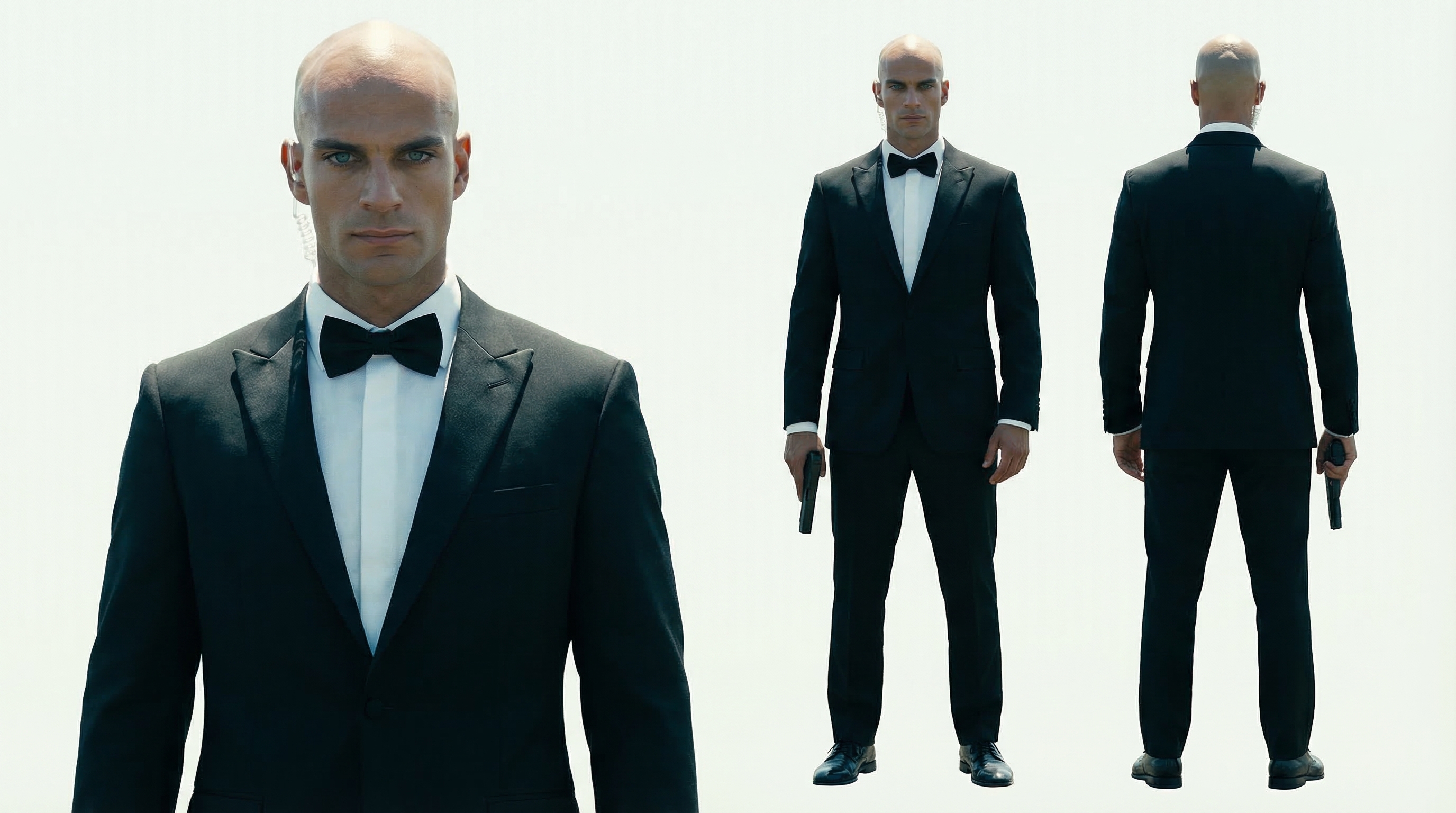 the security guy in the dark hall