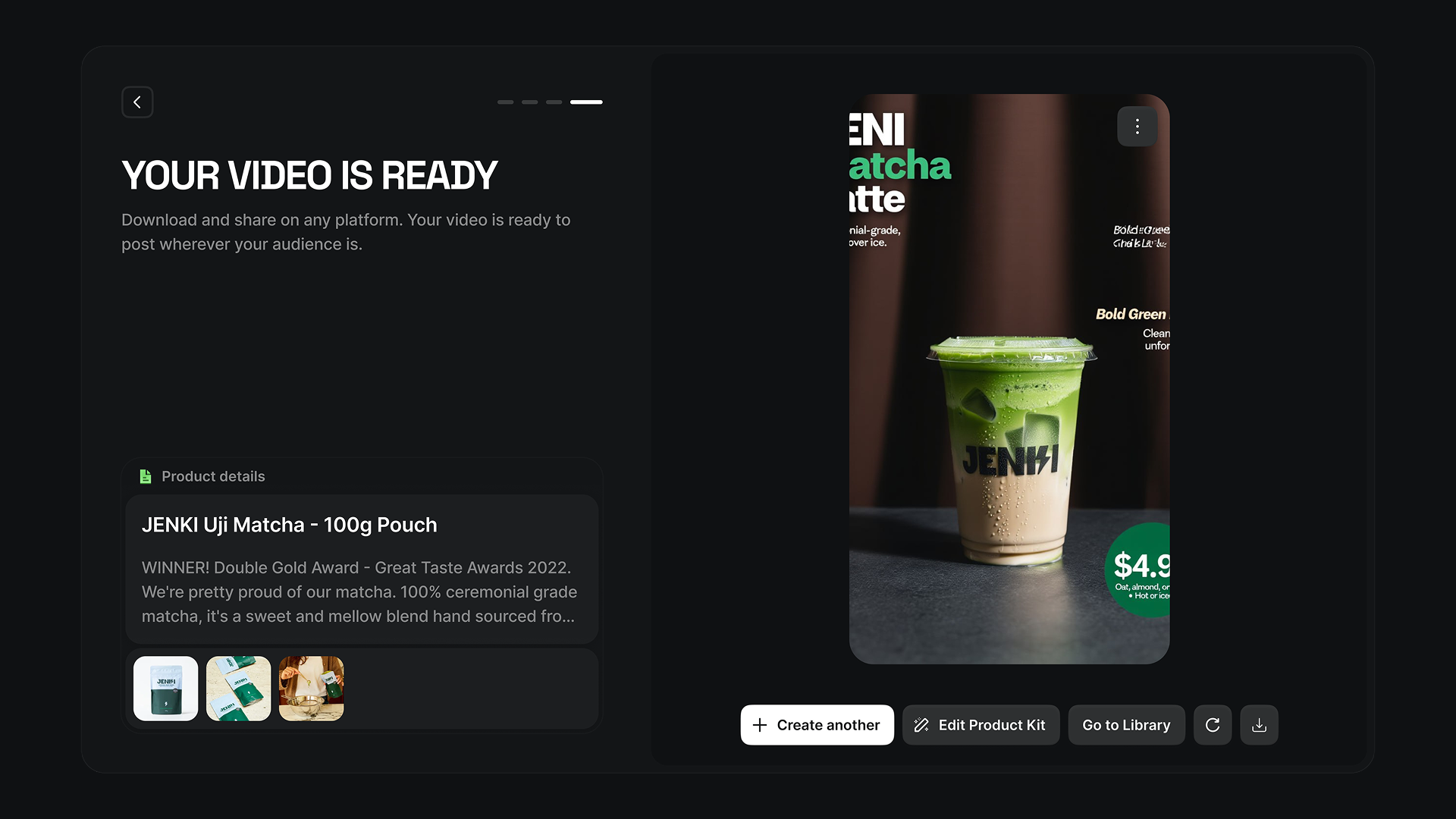 ai video ai photo ad