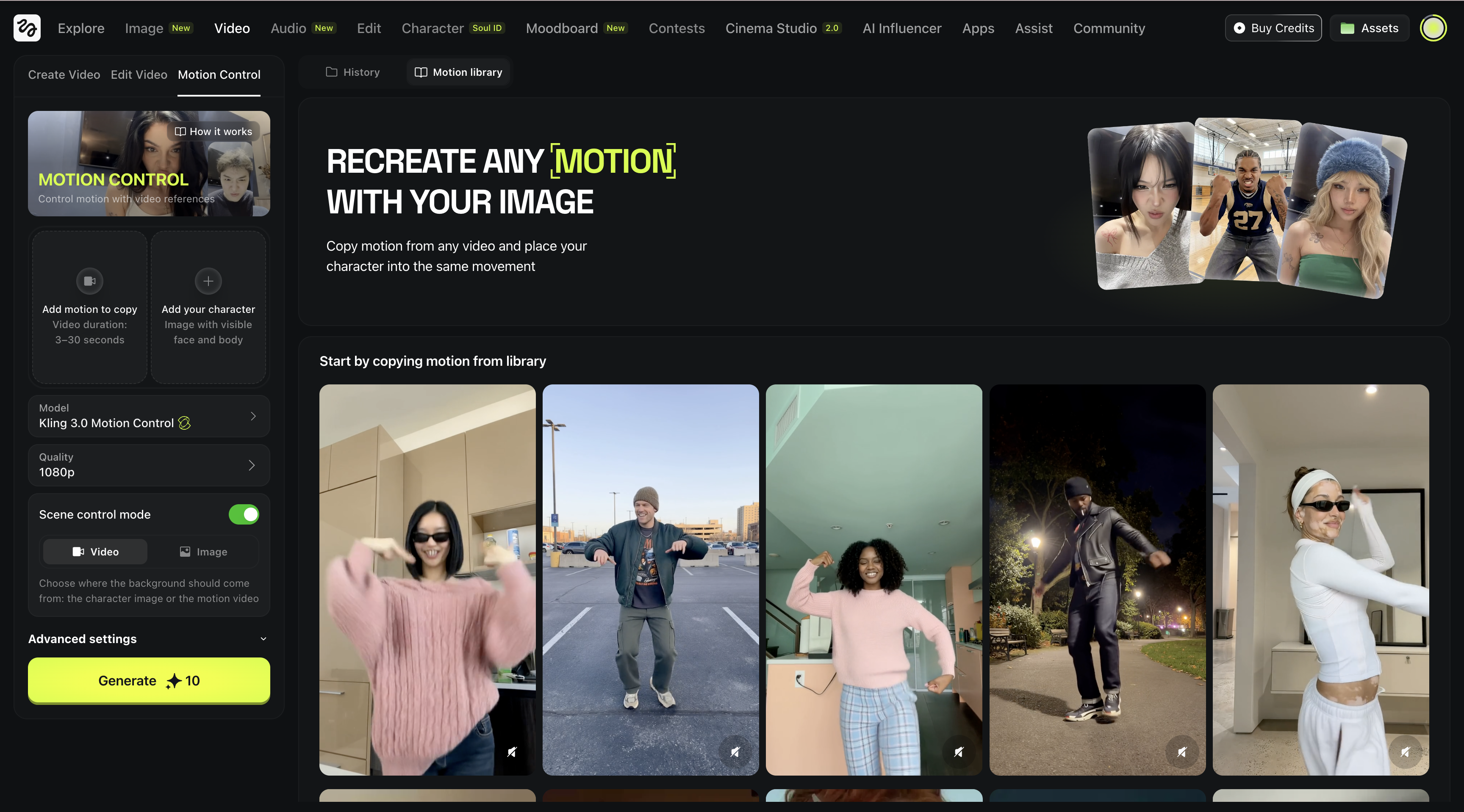 Kling Motion Control 3.0 On Higgsfield