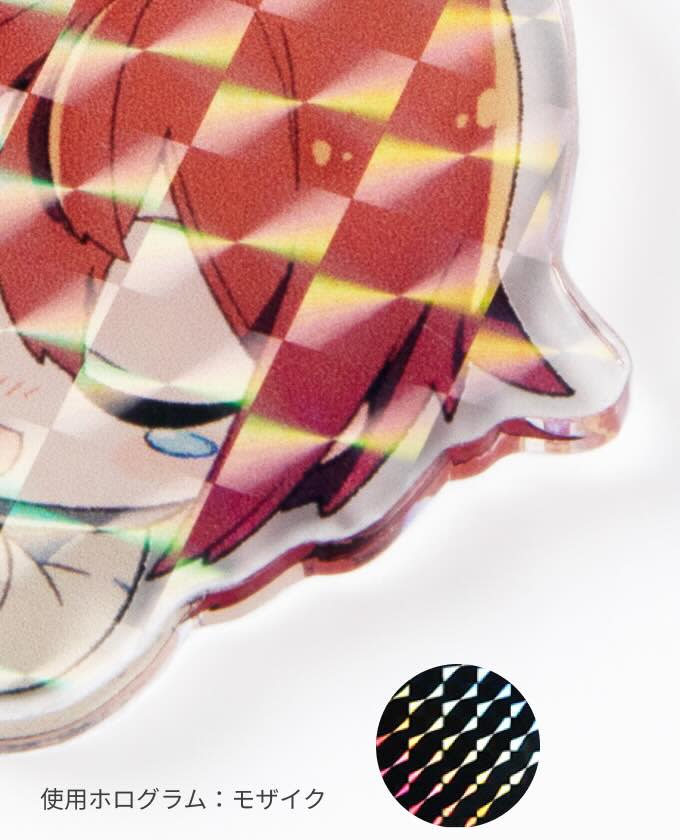 ホログラムアクリルキーホルダー サンプルイメージ 0