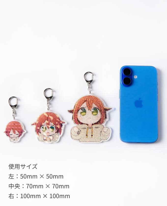 ホログラムアクリルキーホルダー サンプルイメージ 3
