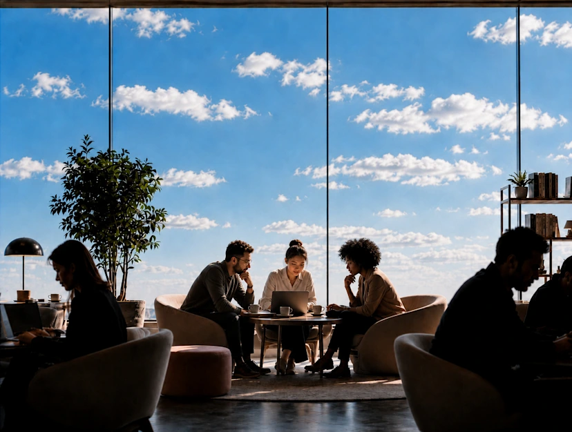 coworking team collaboration