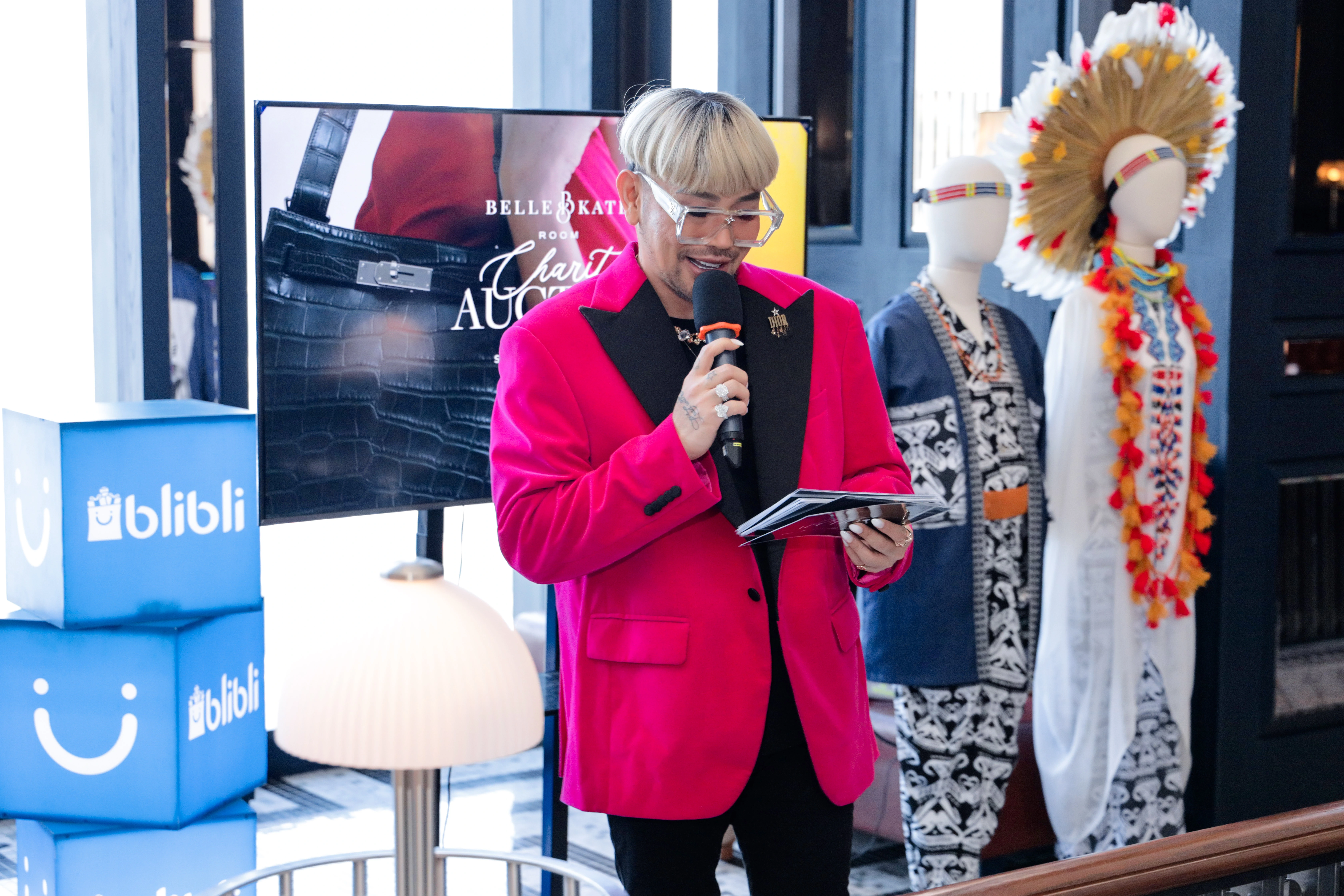 Caren Delano as the Host of Belle&Kate ROOM Private Event: Charity Auction 2023