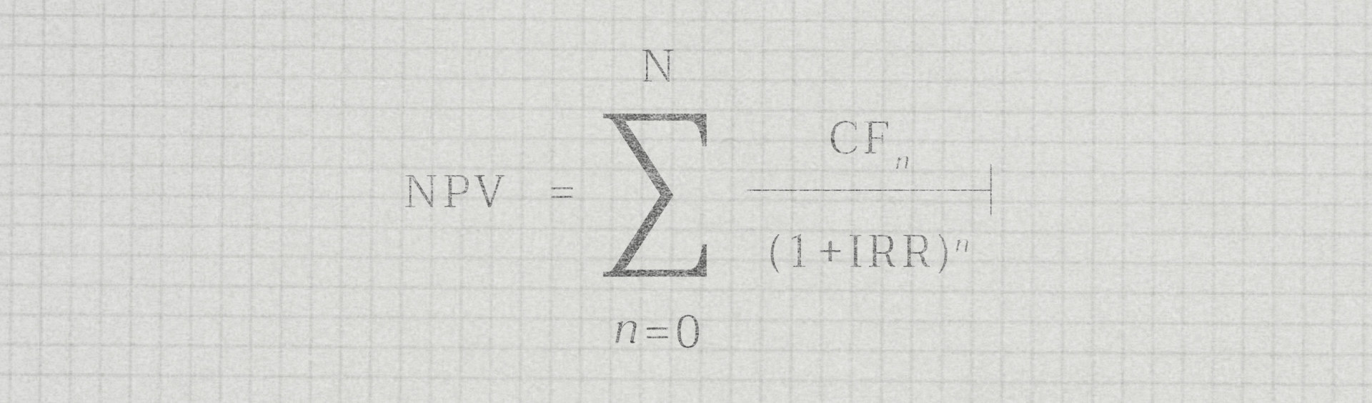 IRR equation