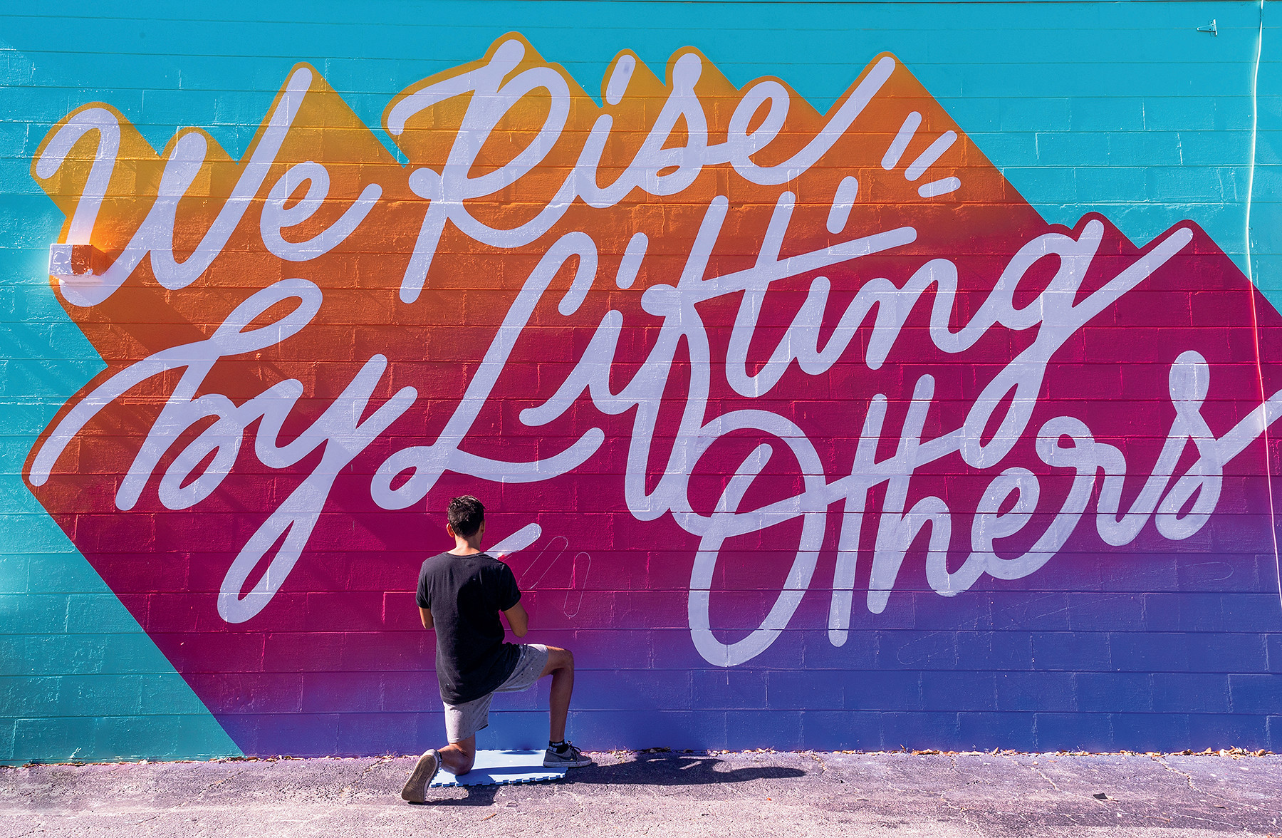 Leo Gomez is a design studio specializing in murals and branding. Their studio is in Magnolia Heights, a nod to the city's art scene. (Credit: VisitStPeteClearwater.com) 