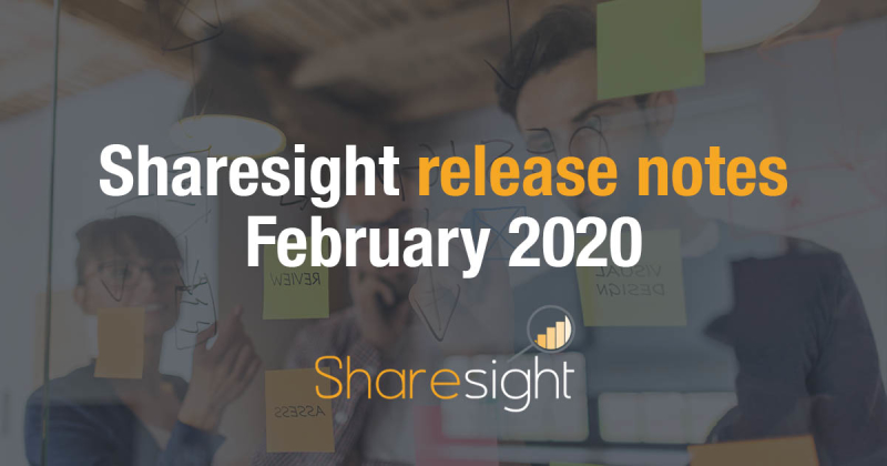 Sharesight release notes february 2020