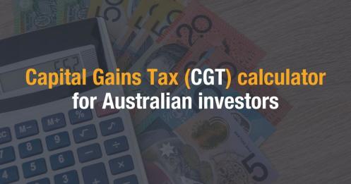 Capital Gains Tax CGT calculator Australia