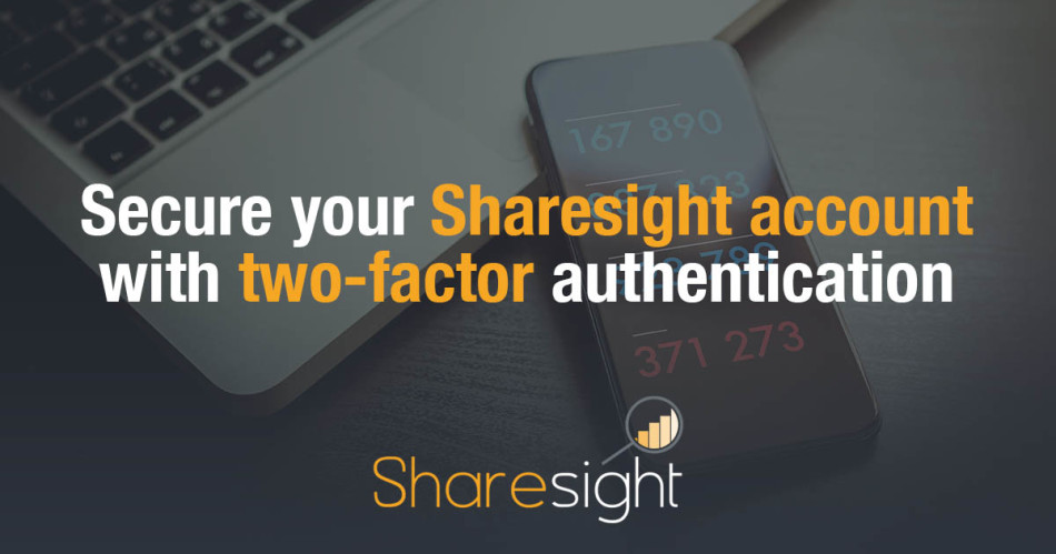 Sharesight two-factor authentication (2FA)