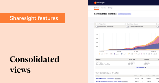 Consolidated view Sharesight2