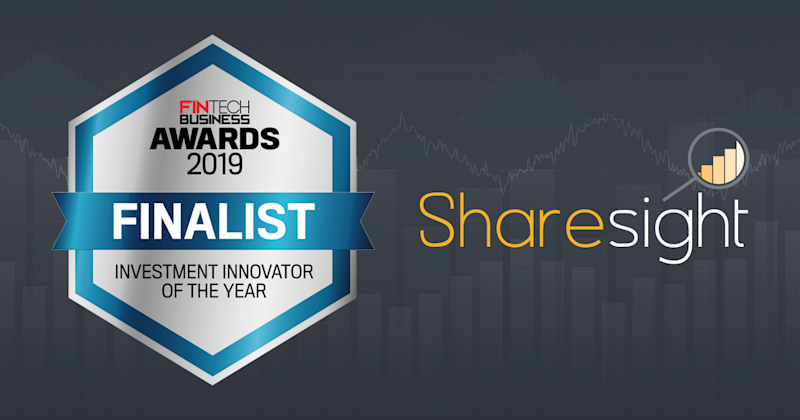 featured - Fintech Business Awards 2019 - Sharesight