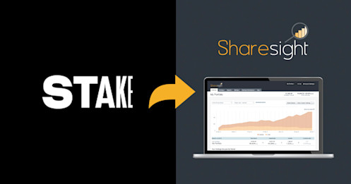 Stake shop for shares sharesight