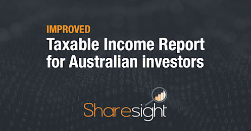 featured - improved taxable income report