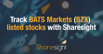 Track BATS Markets (BZX) listed stocks with Sharesight