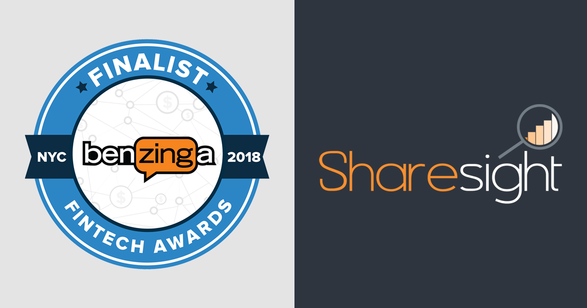Featured - Sharesight : 2018 Benzinga Global Fintech Awards Finalist