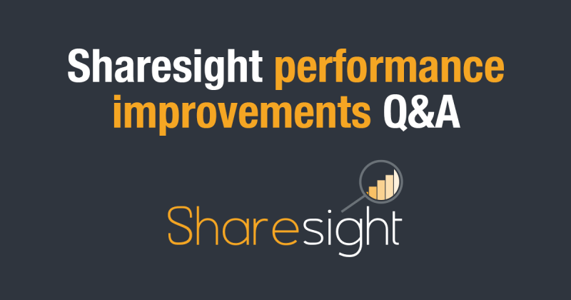 featured - Sharesight performance improvements q&a