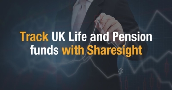 Track UK Life and Pension funds Sharesight