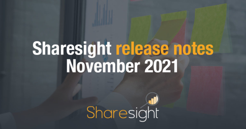 Sharesight Release Notes November 2021
