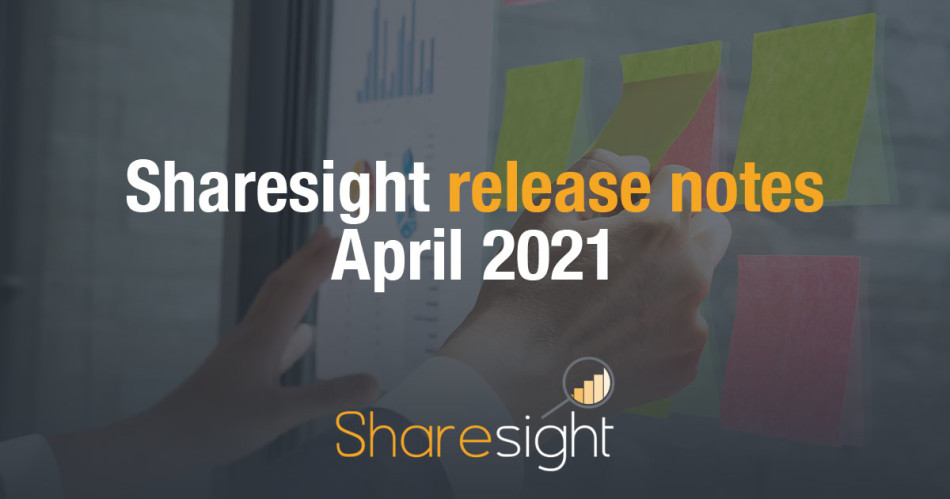 Sharesight Release Notes April 2021