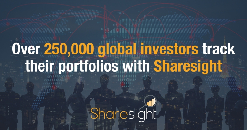 250k global investors using Sharesight