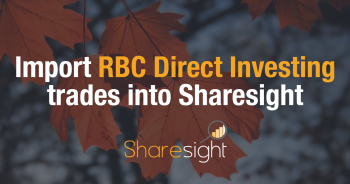 Sharesight RBC direct investing