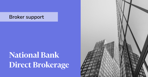 Track National Bank Direct Brokerage trades in Sharesight