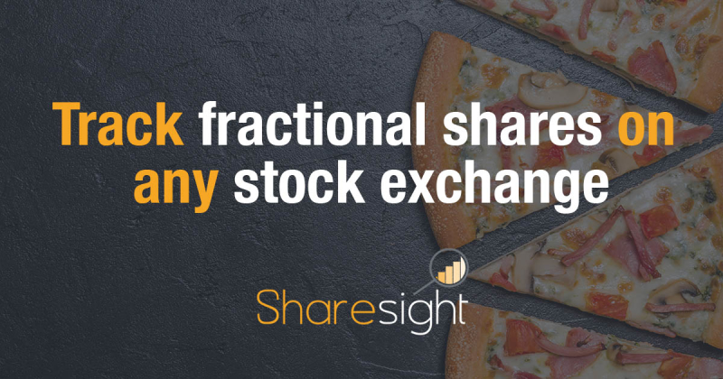 track fractional shares stock exchange