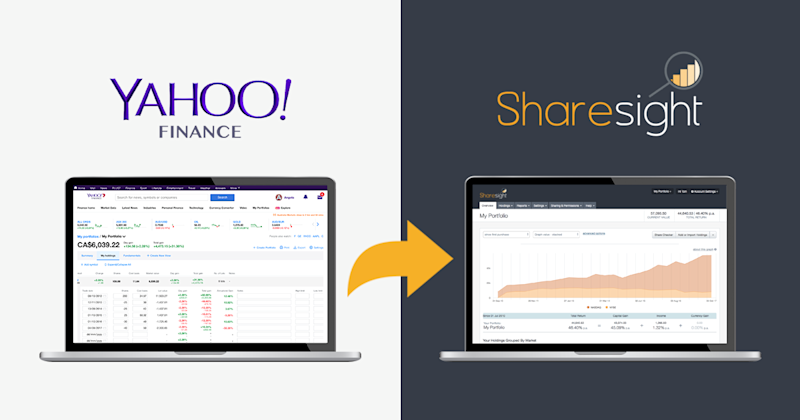 featured - import yahoo finance portfolio to sharesight