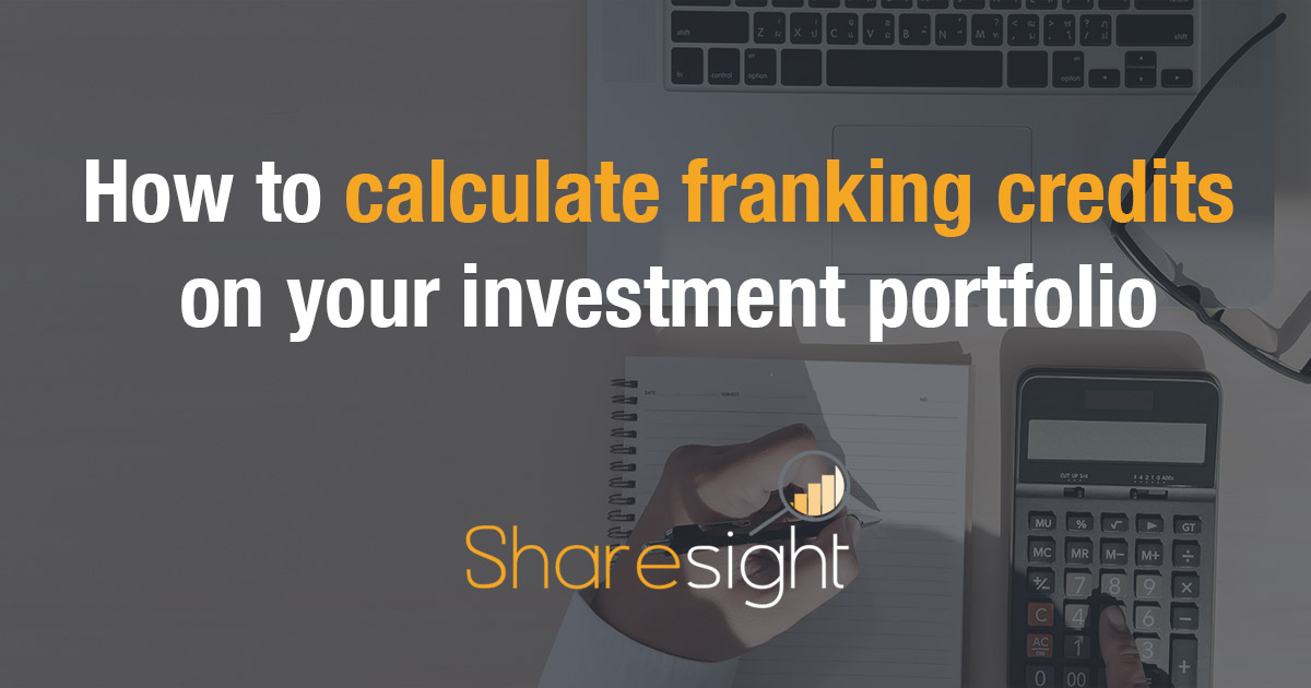 How to calculate franking credits investments