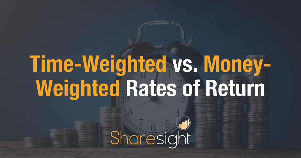 Time or money weighted returns