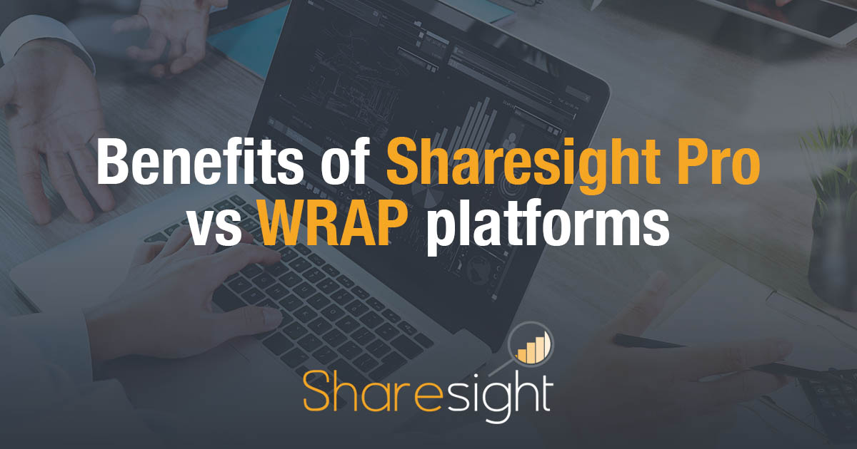 Sharesight's professional plan vs WRAPs