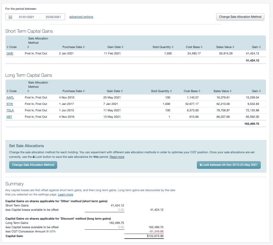 Capital gains tax (CGT) calculator for Australian investors Sharesight