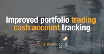 Trading cash account tracking