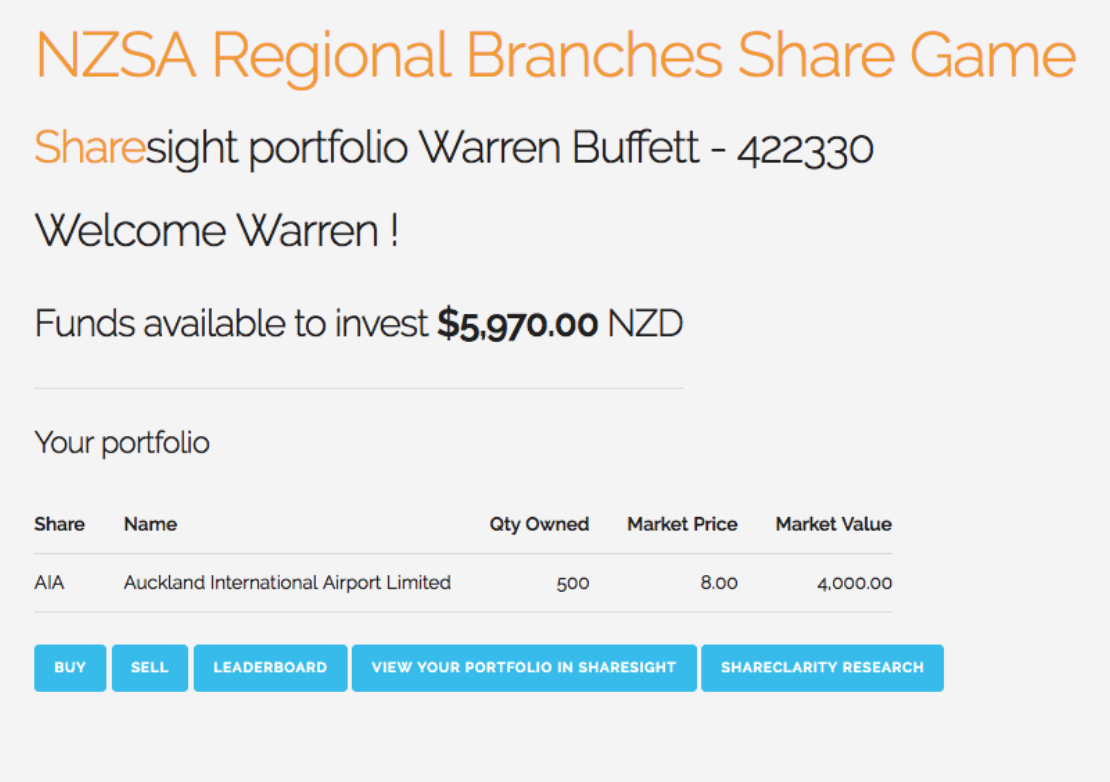 NZSA Share Game 2019 - 3