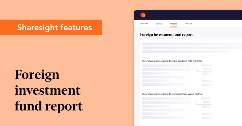 Foreign investment fund report
