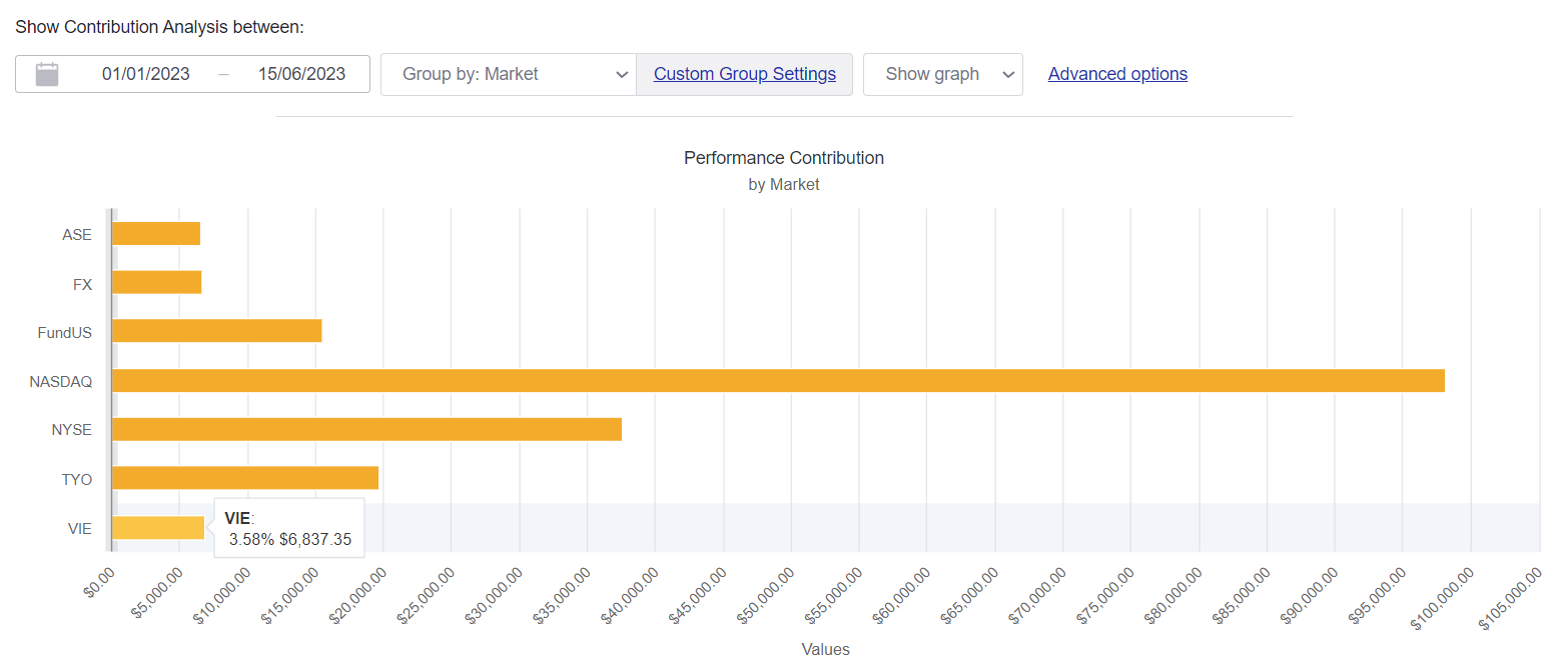 Contribution analysis global portfolio US investor