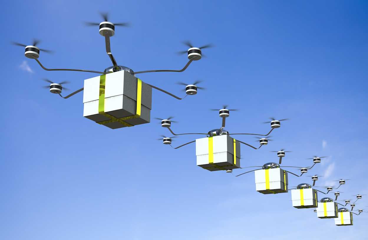 Rethinking LastMile Logistics Deploying Swarms of Drones with Self