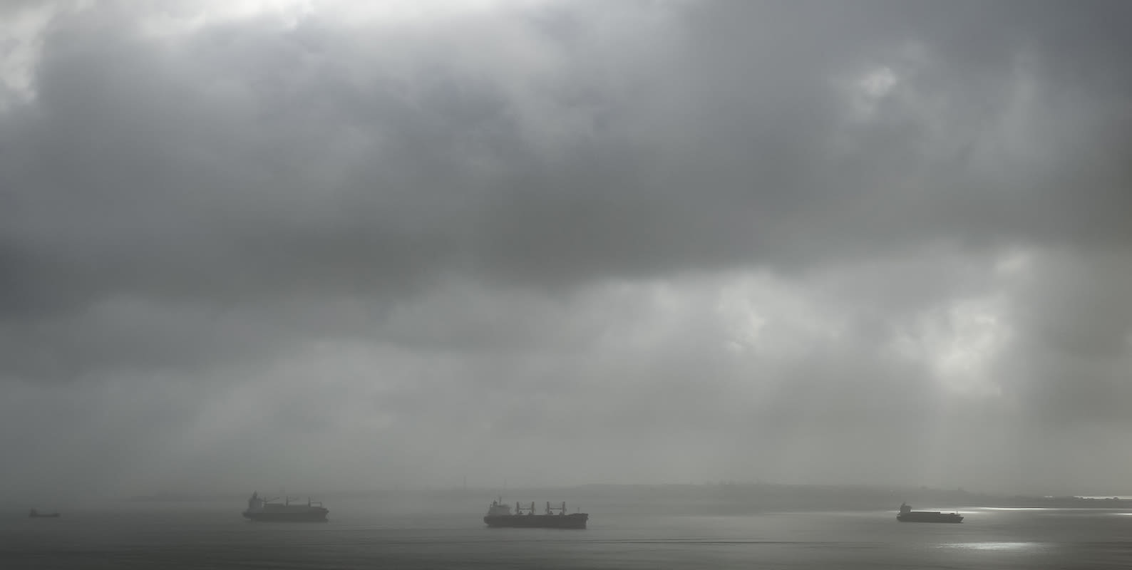 Clouds over shipping