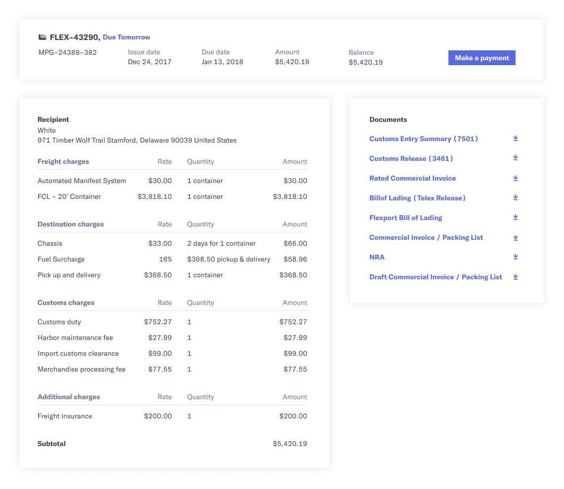 invoice