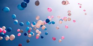 Balloons floating - 202202 Inflated Worth research report masthead