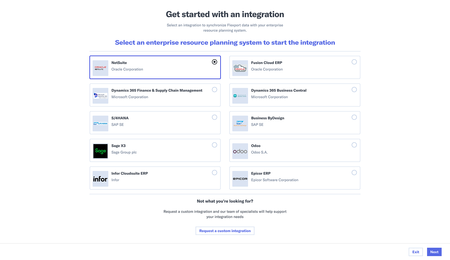 Flexport Fall Release 2025 Product Netsuite