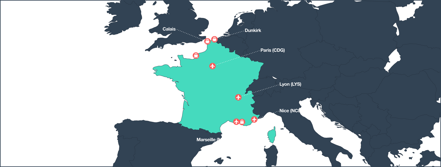France major ports